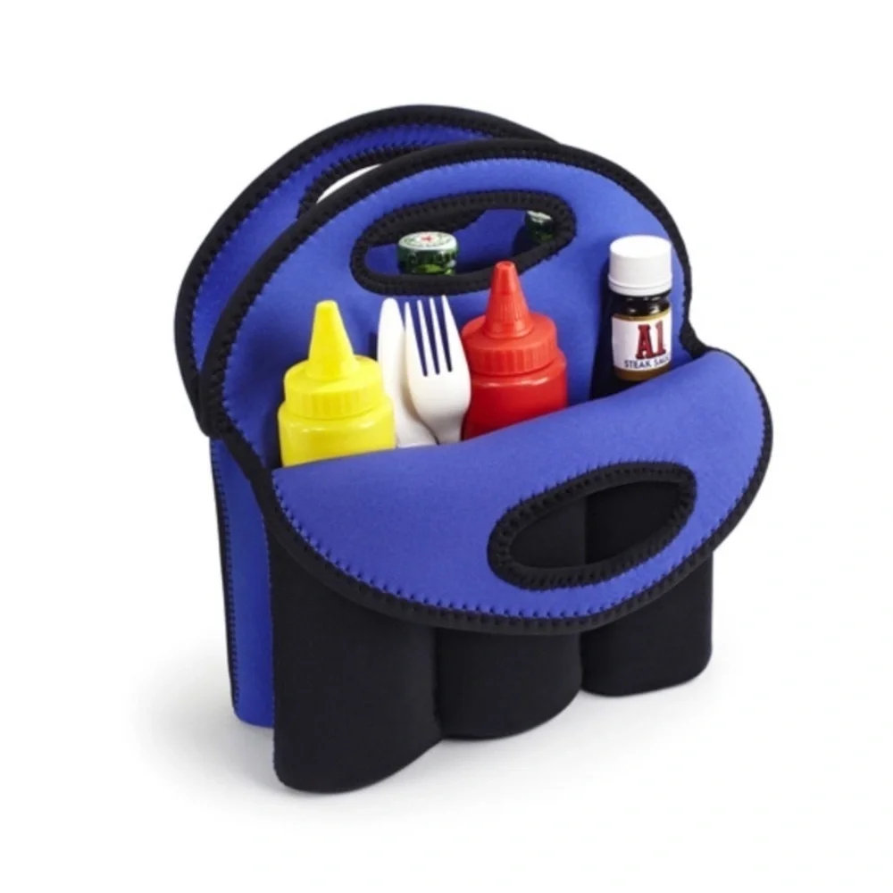 Built Six Pack Tote with Arch Bottle Opener NWT